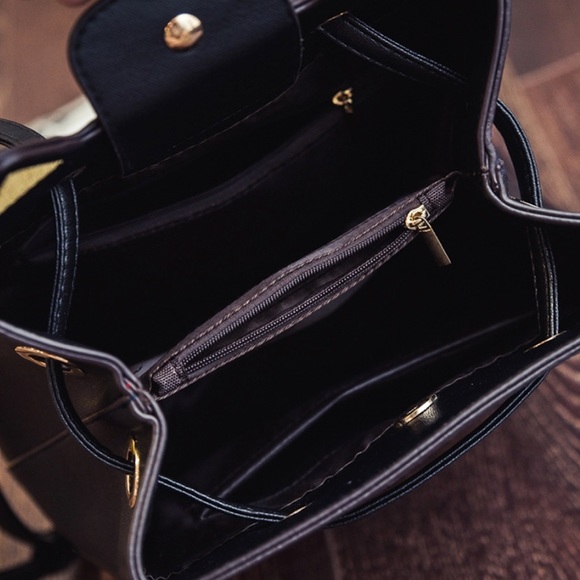 Cat’s Meow Black Kitty Cat Shoulder Bucket Bag - Picture 3 of 8